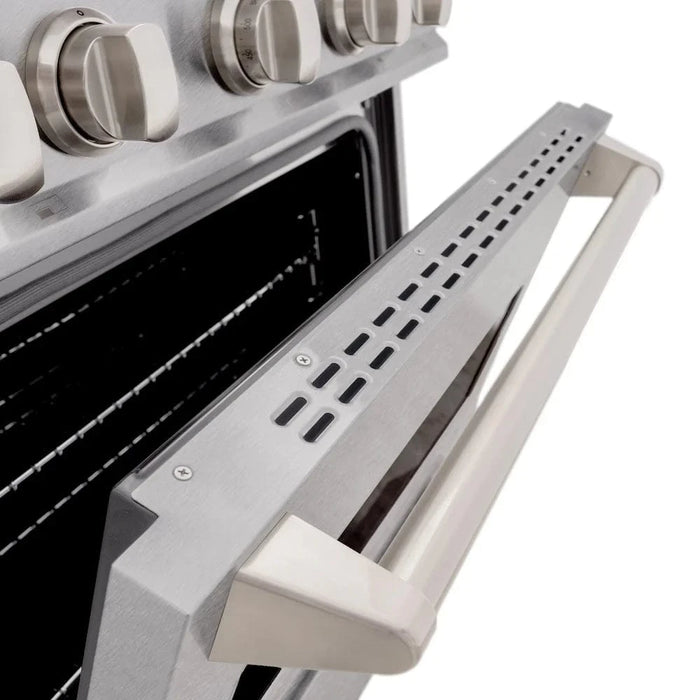 ZLINE 30" Classic Gas Range, Convection Gas Oven DuraSnow® Stainless Steel, CGRS-30