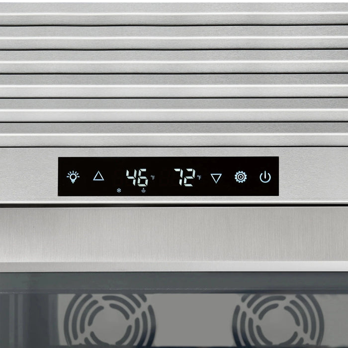 FORNO Abruzzo 48" 102 Bottle Dual Zone Wine Cooler FWCDR6610-48S