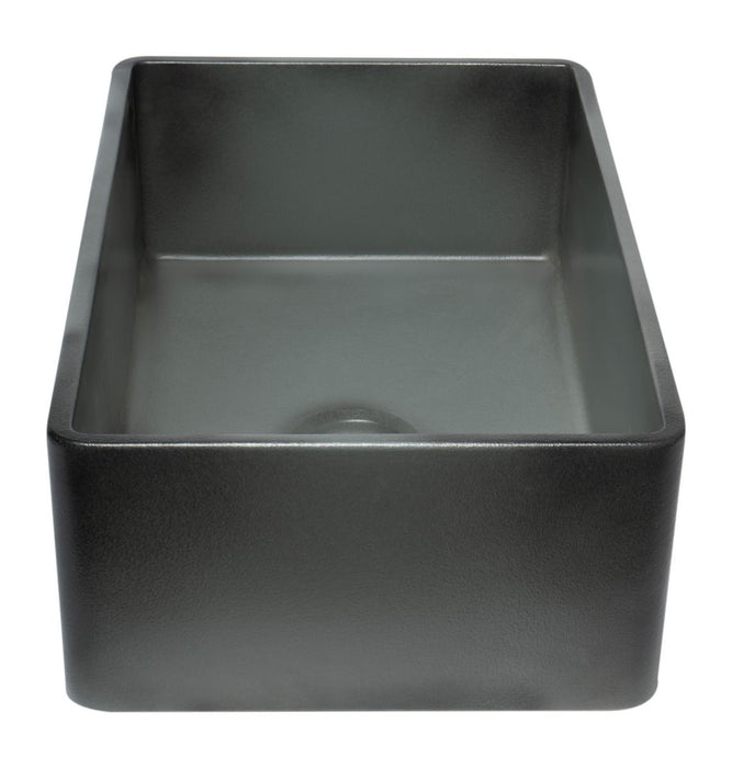 ALFI brand 33" Fireclay Farmouse Kitchen Sink In Concrete Color ABCO3320SB