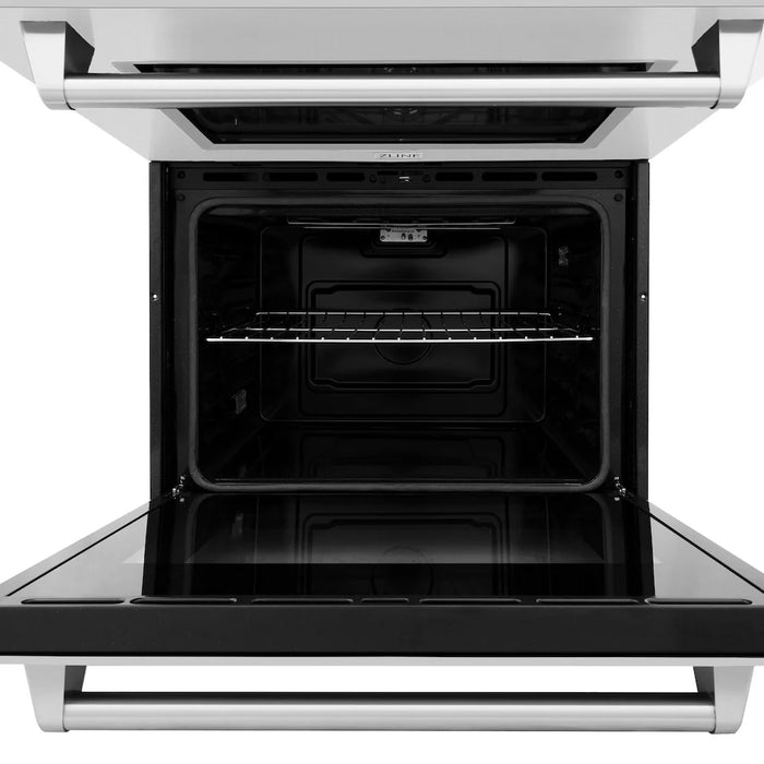 ZLINE 30"Professional True Convection Double Wall Oven, Air Fry, Self Clean, Stainless Steel WAD-30