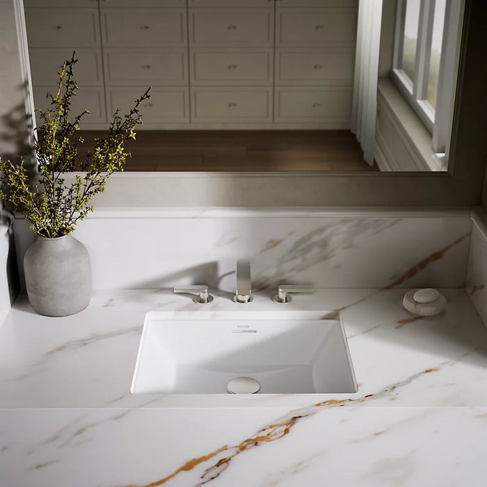 KOHLER Brazn 21-1/4" rectangular undermount bathroom sink K-21058