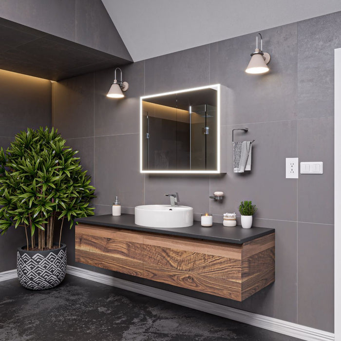 ALFI brand White 22" Oval Above Mount Ceramic Sink, Faucet Hole ABC910