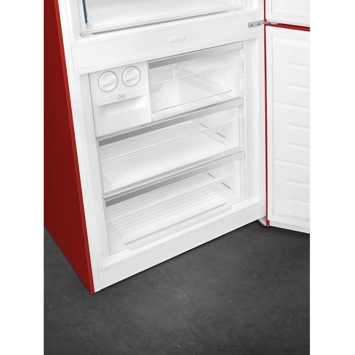 SMEG 28" Freestanding Bottom Mount Refrigerator, FA490URR