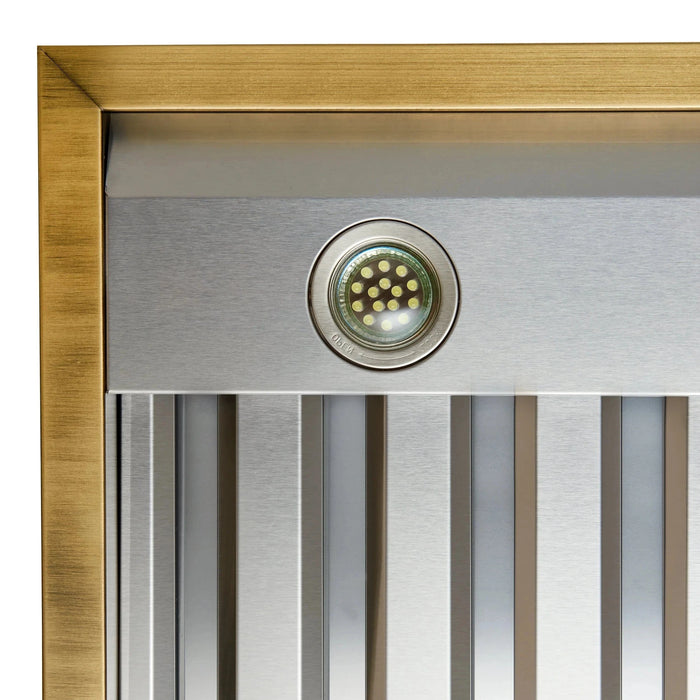 FORNO Vittorio 48" Wall Mount Range Hood FRHWM5078-48BLK