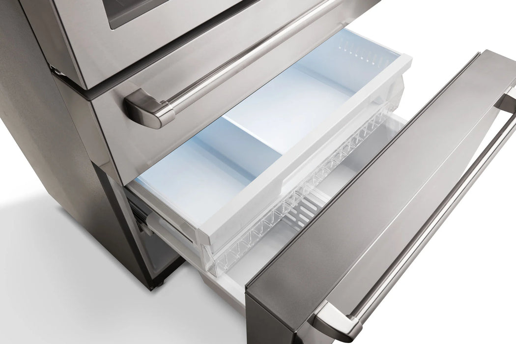 THOR Kitchen 36" Counter Depth Refrigerator, Water Dispenser, Ice Maker - Control Panel View