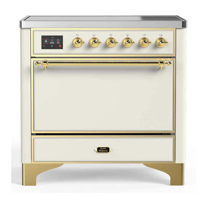 ILVE 36"Majestic III Induction Range, UMIB36QNR3 — UMIB36QNR3AWB