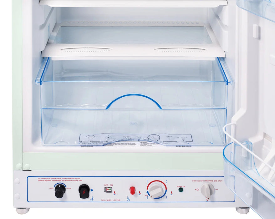 UNIQUE Classic Retro Refrigerator, UGP-10C CR SM LG