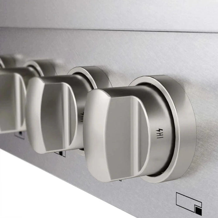 ZLINE 48" Paramount Gas Rangetop DuraSnow® Stainless Steel SRTS-48