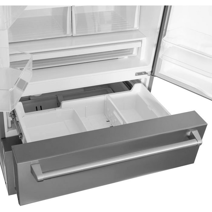Kucht 36" Counter Depth Freestanding French Door Refrigerator KR700i