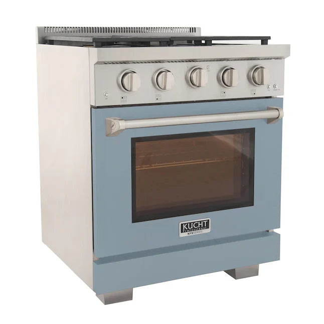 Kucht 30"  Professional Natural Gas Range, 4 Burners, KFX300-LB