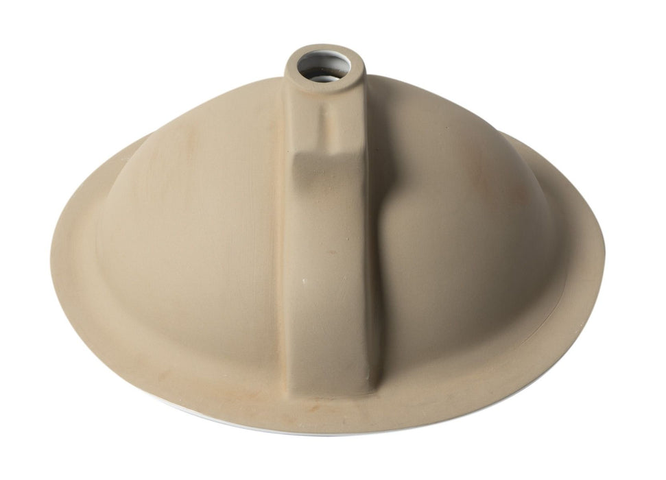 ALFI brand White 21" Oval Drop In Ceramic Sink, Faucet Hole ABC802
