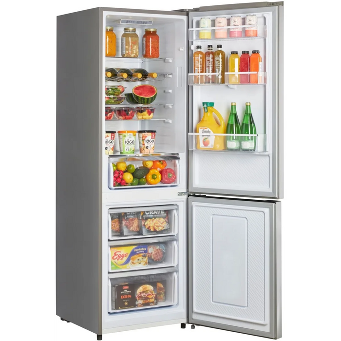 UNIQUE 24" Freestanding Bottom Mount Refrigerator, UGP-328L P SS