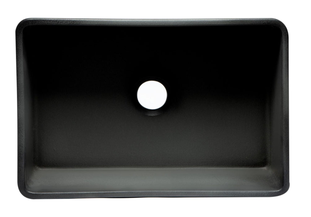 ALFI brand 30" Fireclay Farmouse Kitchen Sink In Concrete Color ABCO3020SB