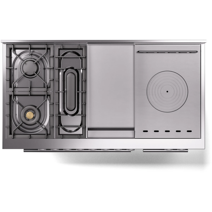 ILVE Professional Plus II 48" Dual Fuel Range UP48FSWMPSS