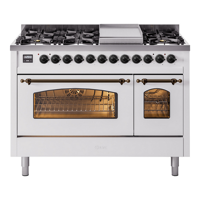 ILVE Nostalgie II 48" Dual Fuel Range, UP48FNMP