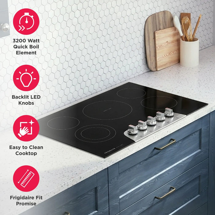 Frigidaire 30" Electric Cooktop GCCE3070BD