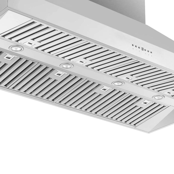 Forno Coppito 60-Inch 600 CFM Island Range Hood FRHIS5129-60 Forno