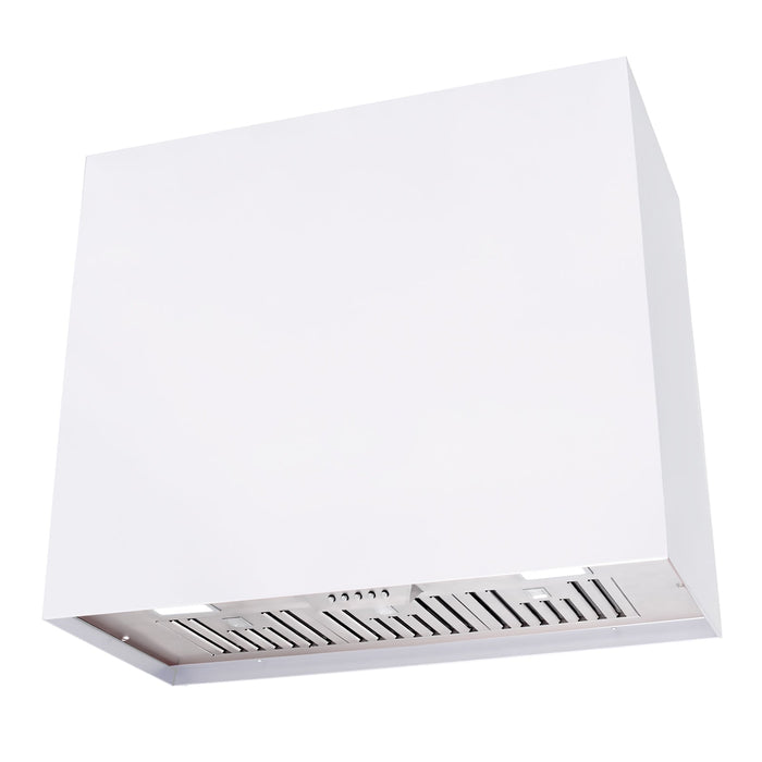 Akicon 36" Stainless Steel Range Hood with 600 CFM Insert & 6-Burner Gas Range Combo – Powerful Ventilation, Convection Oven, Multiple Finishes — AK-HS36H-BS & AK-JK36A1-BS