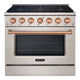 36" Slide-in Freestanding Professional Style Gas Range with 5.2 Cu. Ft. Oven, 6 Burners — AK-JK36A1-SC-48