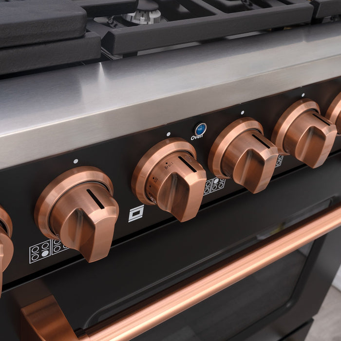 48" Slide-in Freestanding Professional Style Gas Range with 6.7 Cu. Ft. Oven, 8 Burners, AK-JK48A1-B