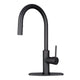 Oil Rubbed Bronze Pull Out Kitchen Faucet with Deck Plate, Single Level Solid Brass Kitchen Sink Faucets with Pull Down Sprayer — AK96416-ORB