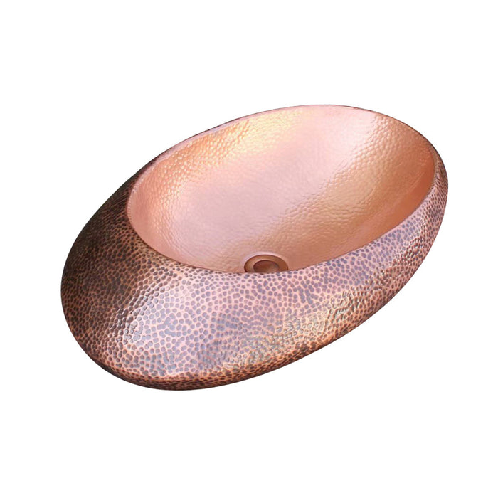 Akicon Custom Copper Oval Bathroom Sink - AKS201-C