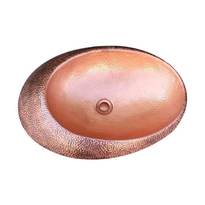 Akicon Custom Copper Oval Bathroom Sink - AKS201-C