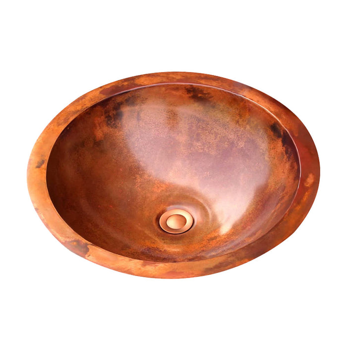 Akicon Copper Round Bathroom Sink - AKS202-C