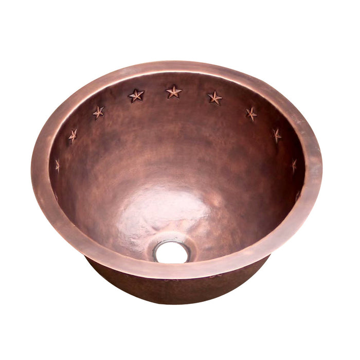 Akicon Handcrafted Copper Bar Sink Premium Prep Sink — AKS20154C