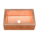 Akicon Single Bowl Farmhouse Apron Copper Kitchen Sink - AKS501-C