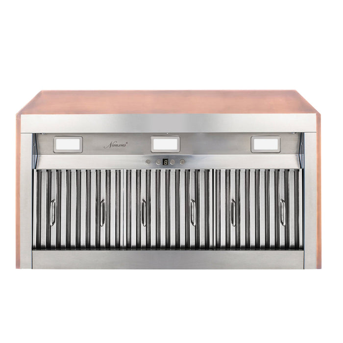 Akicon Custom Copper Range Hood Handmade with Custom Size and Finish — AKH713C-C