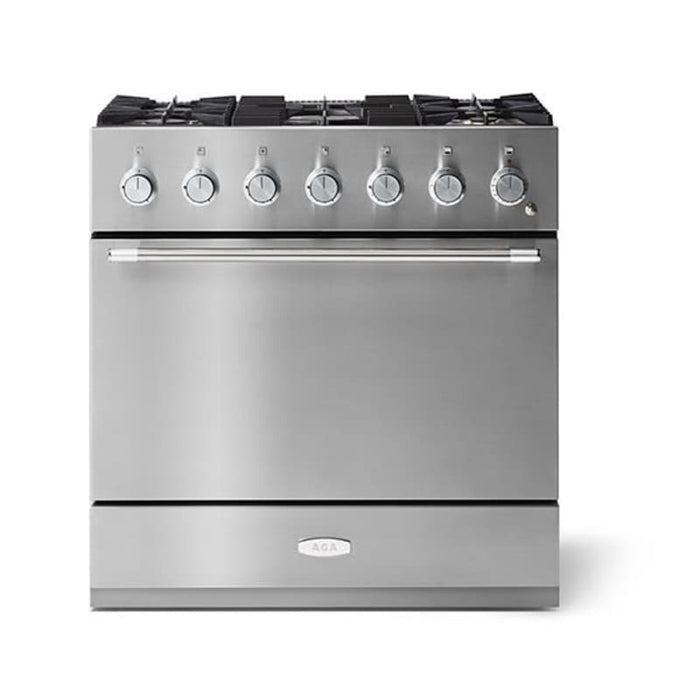 AGA 36" Mercury Dual Fuel Range - Stainless Steel