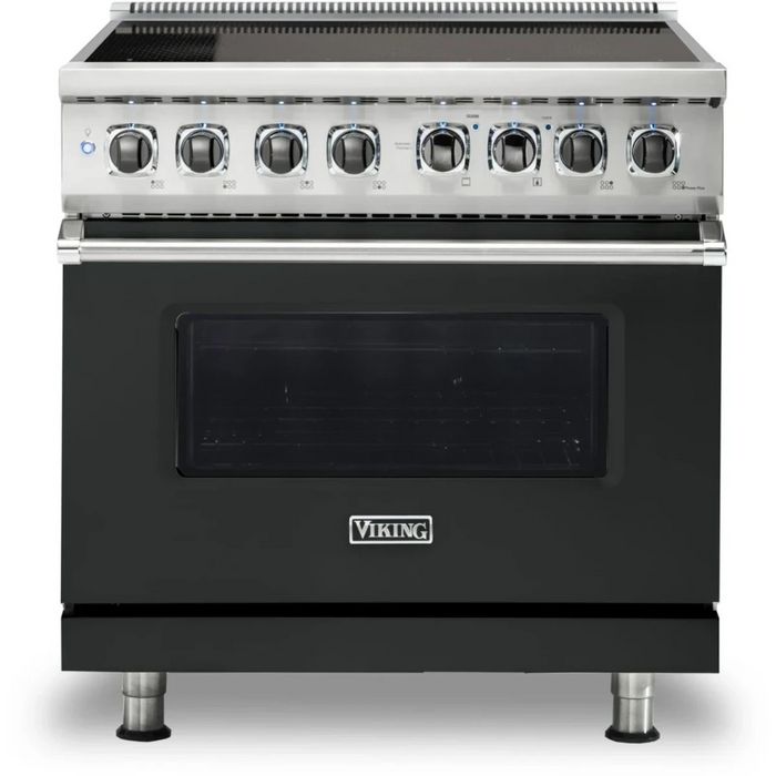 Viking® 5 Series 36" Stainless Steel Pro Style Induction Range VIR53626BSS