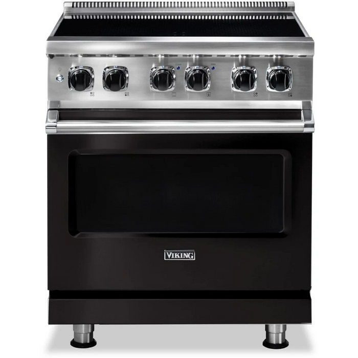 Viking® 5 Series 30" Stainless Steel Pro Style Induction Range VIR53024BSS