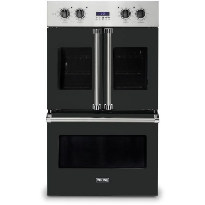 Viking® Professional 7 Series 30" Stainless Steel Electric Built In Double French Door Oven VDOF7301SS