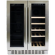 Azure 24" Built-In Dual Zone Beverage and Wine Center, A124DZS