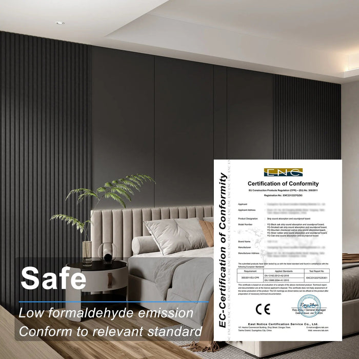 Acoustical 100% Polyester Wall Panel, 48x24x0.7 Sound Proof Wall Panels