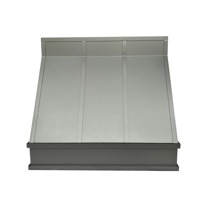 Angled Matte Black Stainless Steel Custom Range Hoods