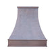Curved Antique Copper Stove Vent Hood