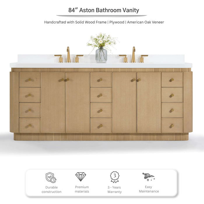 Aston 84" Bath Vanity Set