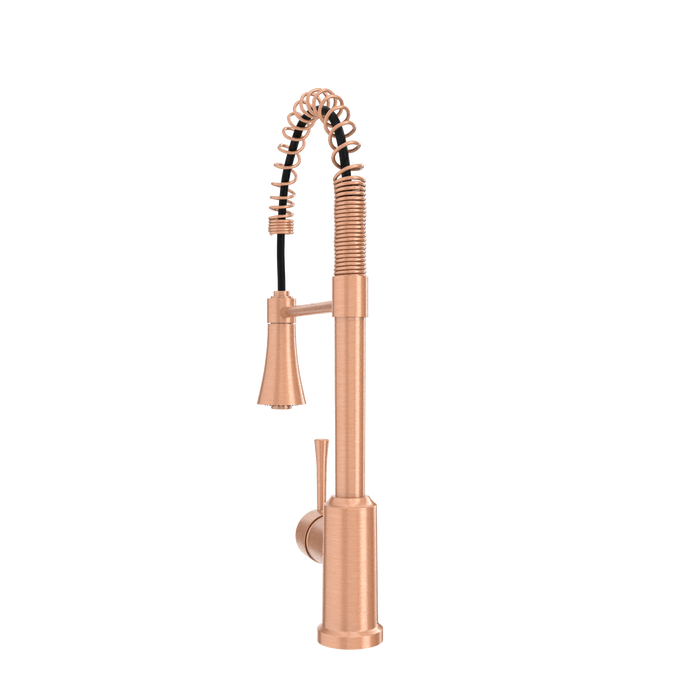 One-Handle Pre-Rinse Spring Copper Kitchen Faucet - AK96566-C