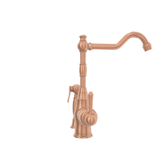 One-Handle Copper Widespread Kitchen Faucet with Side Sprayer — AK96918-C-48