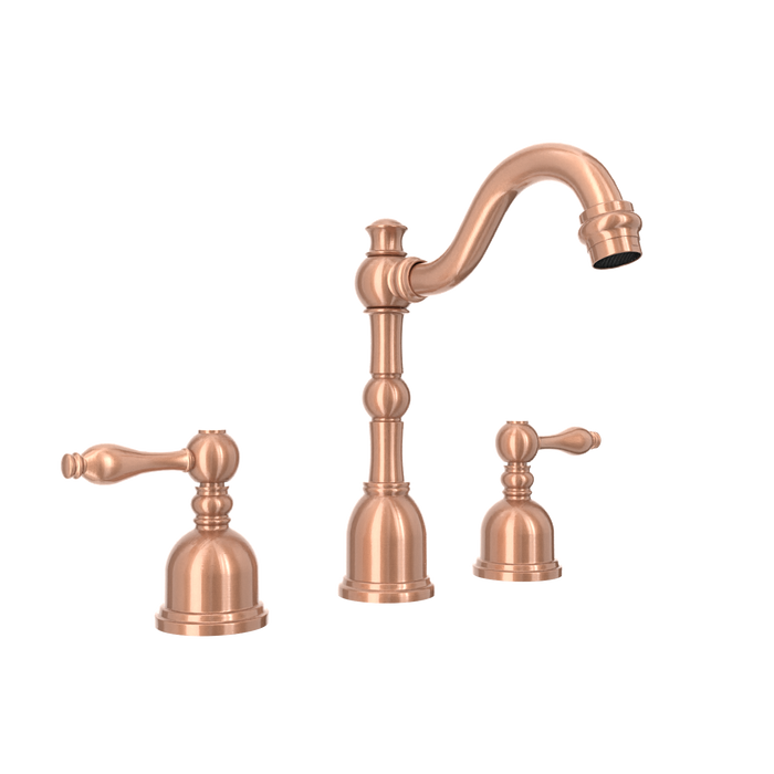 Two-Handle Copper Widespread Bathroom Sink Faucet - AK41518C