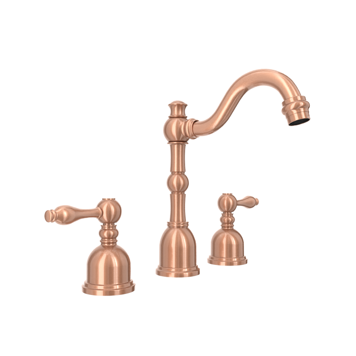 Two-Handle Copper Widespread Bathroom Sink Faucet - AK41518C