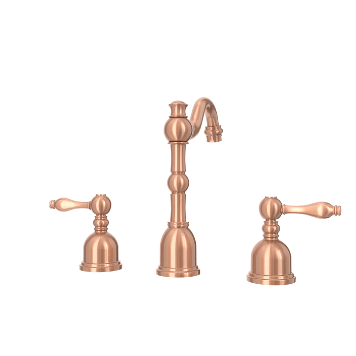 Two-Handle Copper Widespread Bathroom Sink Faucet - AK41518C