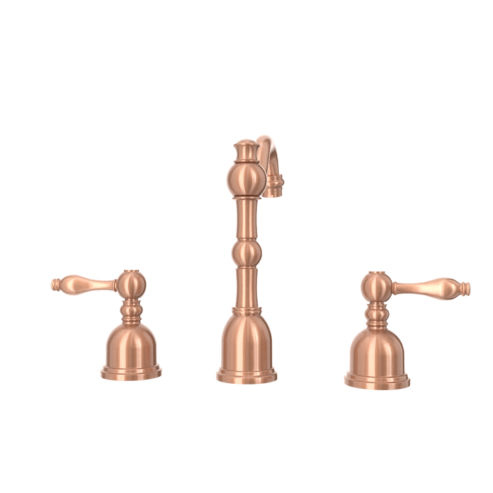 Two-Handle Copper Widespread Bathroom Sink Faucet - AK41518C
