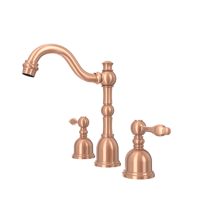 Two-Handle Copper Widespread Bathroom Sink Faucet - AK41518C