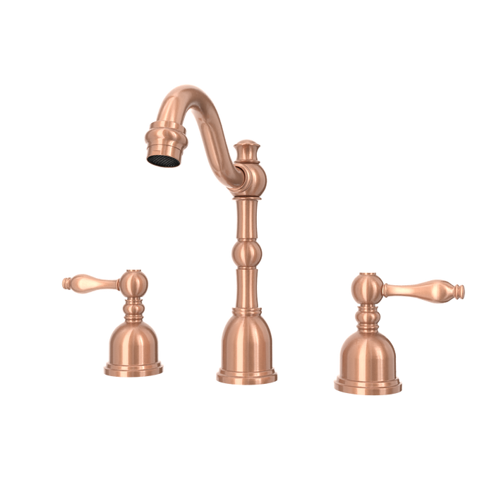 Two-Handle Copper Widespread Bathroom Sink Faucet - AK41518C