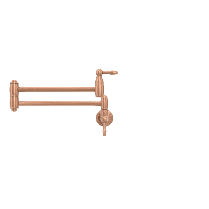Copper Pot Filler Kitchen Faucet Wall-Mounted — AK98288-C-48