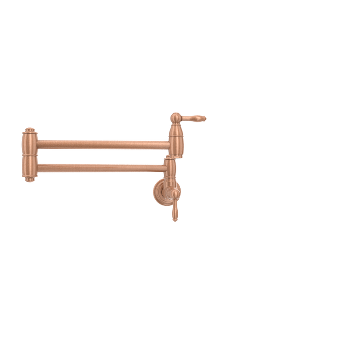 Copper Pot Filler Kitchen Faucet Wall-Mounted — AK98288-C-48